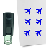 Stempel of Stempeltje van een Vliegtuig met 10mm rond