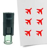 Stempel of Stempeltje van een Vliegtuig met 10mm rond