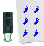 Stempel of Stempeltje van een Voet met 10mm rond