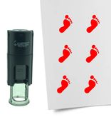 Stempel of Stempeltje van een Voet met 10mm rond