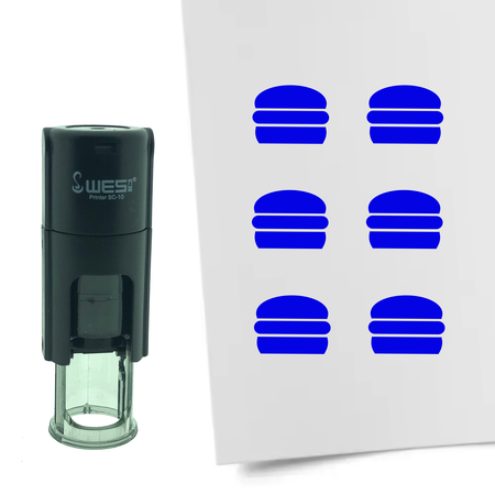 Stempel of Stempeltje van Hamburger 10mm rond