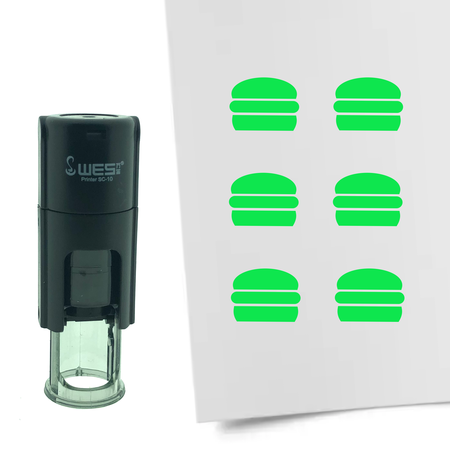 Stempel of Stempeltje van Hamburger 10mm rond