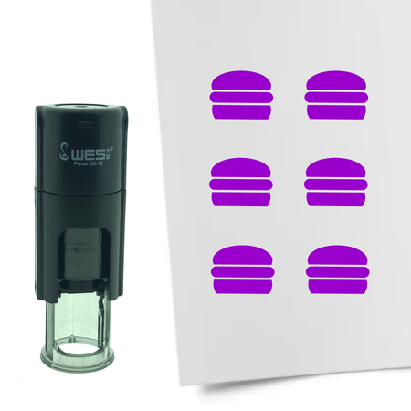 Stempel of Stempeltje van Hamburger 10mm rond