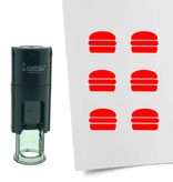 Stempel of Stempeltje van Hamburger 10mm rond