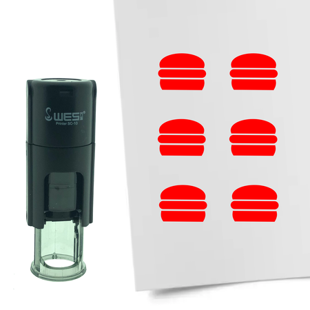 Stempel of Stempeltje van Hamburger 10mm rond