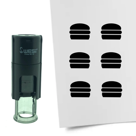 Stempel of Stempeltje van Hamburger 10mm rond