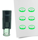 Stempel of Stempeltje van een Donut met 10mm rond