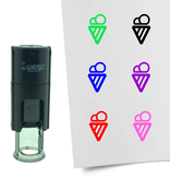 Stempel of Stempeltje van IJsje 10mm rond