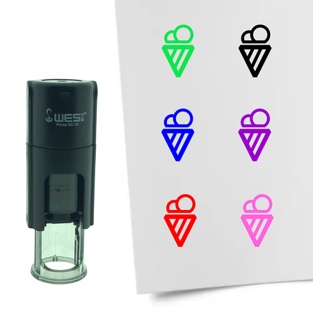 Stempel of Stempeltje van IJsje 10mm rond