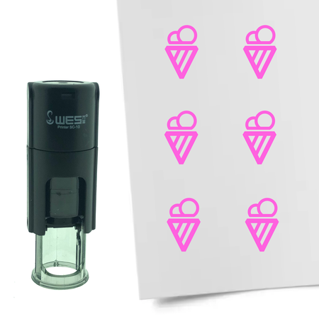 Stempel of Stempeltje van IJsje 10mm rond