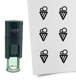 Stempel of Stempeltje van IJsje 10mm rond
