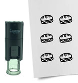 Stempel of Stempeltje van een Broodje of Pistoletje met 10mm rond