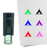 Stempel of Stempeltje van een Tent 10mm rond