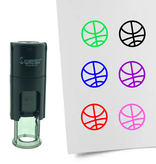 Stempel of Stempeltje van een Basketbal 10mm rond