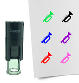 Stempel of Stempeltje van een Trompet 10mm rond