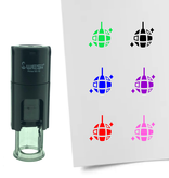 Stempel of Stempeltje van een Discobol 10mm rond