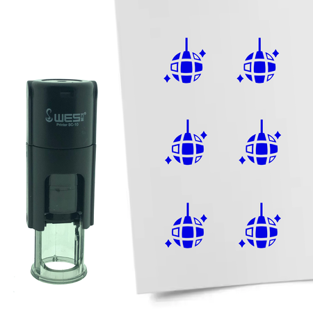 Stempel of Stempeltje van een Discobol 10mm rond