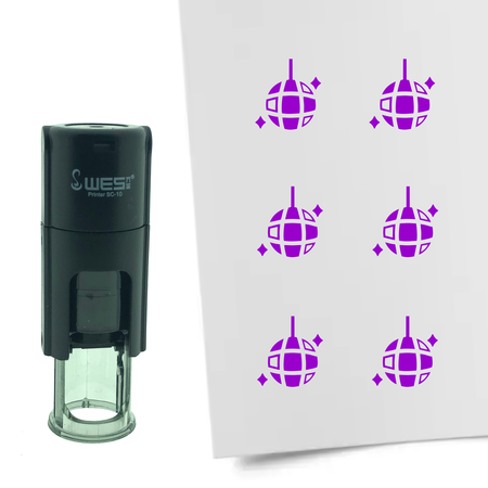 Stempel of Stempeltje van een Discobol 10mm rond