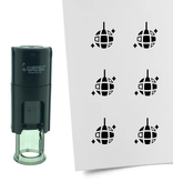 Stempel of Stempeltje van een Discobol 10mm rond