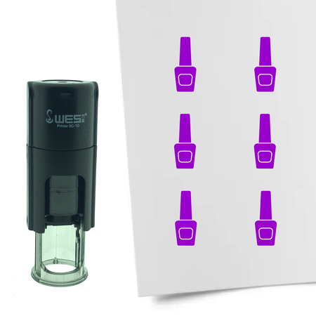 Stempel of Stempeltje van een Nagellak 10mm rond