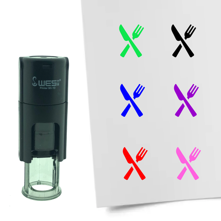 Stempel of Stempeltje van een Bestek 10mm rond