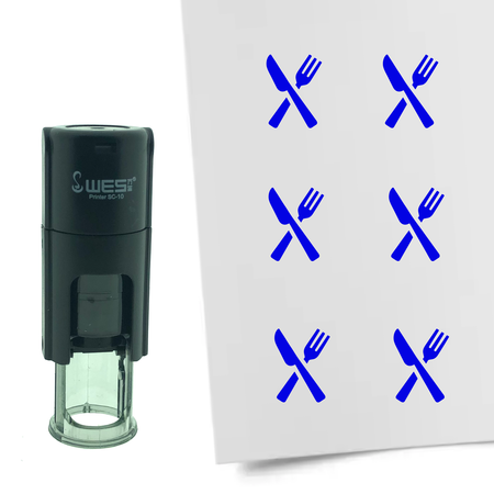 Stempel of Stempeltje van een Bestek 10mm rond