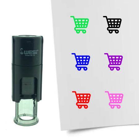 Stempel of Stempeltje van een Winkelwagen 10mm rond