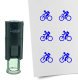 Stempel of Stempeltje van een Fiets 10mm rond