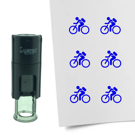 Stempel of Stempeltje van een Fiets 10mm rond