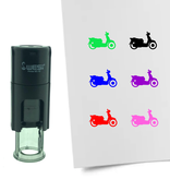 Stempel of Stempeltje van een Scooter 10mm rond