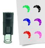 Stempel of Stempeltje van een Croissant 10mm rond