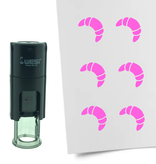 Stempel of Stempeltje van een Croissant 10mm rond