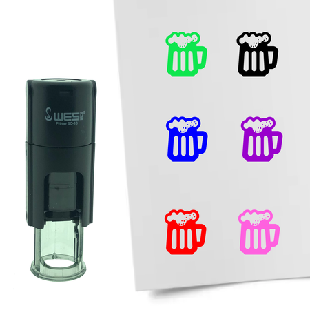 Stempel of Stempeltje van een Bier 10mm rond