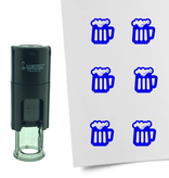 Stempel of Stempeltje van een Bier 10mm rond