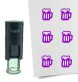 Stempel of Stempeltje van een Bier 10mm rond