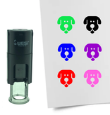 Stempel of Stempeltje van een Hond 10mm rond