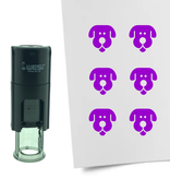 Stempel of Stempeltje van een Hond 10mm rond