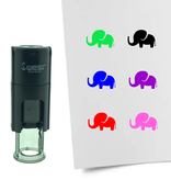 Stempel of Stempeltje van een Olifant 10mm rond