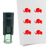 CombiCraft Stempel of Stempeltje van een Olifant 10mm rond