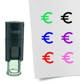 CombiCraft Stempel of Stempeltje van het Euro teken 10mm rond