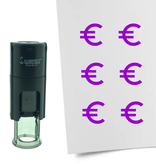 CombiCraft Stempel of Stempeltje van het Euro teken 10mm rond