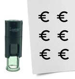 Stempel of Stempeltje van het Euro teken 10mm rond