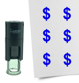 Stempel of Stempeltje van het Dollar teken 10mm rond
