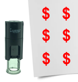 Stempel of Stempeltje van het Dollar teken 10mm rond