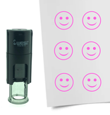 Stempel of Stempeltje van een Smiley Gelukkig 10mm rond