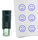 Stempel of Stempeltje van een Smiley Content 10mm rond