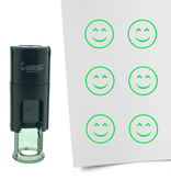 Stempel of Stempeltje van een Smiley Content 10mm rond