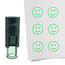 Stempel of Stempeltje van een Smiley Content 10mm rond