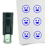 Stempel of Stempeltje van een Smiley Vrouwelijk 10mm rond