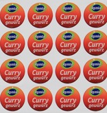 Domingstickers, stickers of logo's die bedekt worden door een laagje kunsthars.  Logoplaatjes voorzien van een laagje epoxy